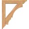 Ekena Millwork Balboa Traditional Smooth Bracket w/ Offset Brace, Western Red Cedar, 5 1/2"W x 26"D x 30"H BKT0604X26X30BOA01SWR - alternate 4